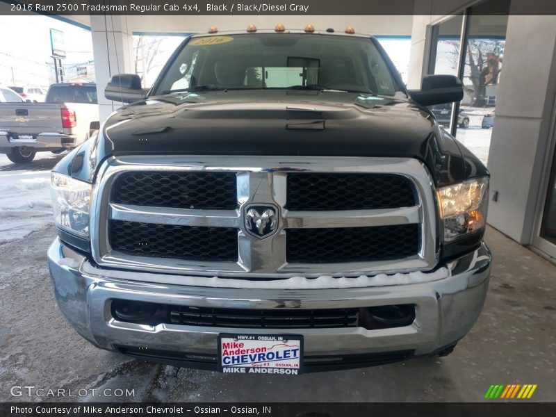 Black / Black/Diesel Gray 2016 Ram 2500 Tradesman Regular Cab 4x4