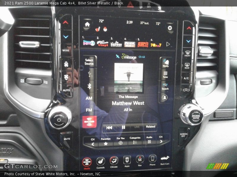 Billet Silver Metallic / Black 2021 Ram 2500 Laramie Mega Cab 4x4