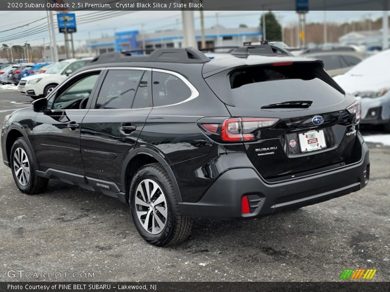 Crystal Black Silica / Slate Black 2020 Subaru Outback 2.5i Premium