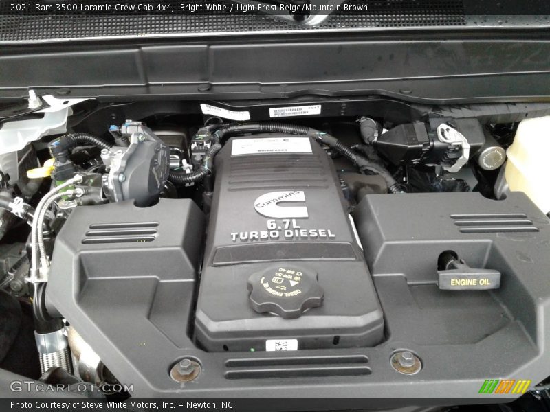  2021 3500 Laramie Crew Cab 4x4 Engine - 6.7 Liter OHV 24-Valve Cummins Turbo-Diesel Inline 6 Cylinder