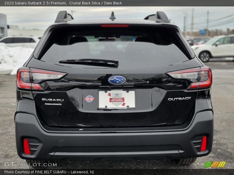 Crystal Black Silica / Slate Black 2020 Subaru Outback 2.5i Premium