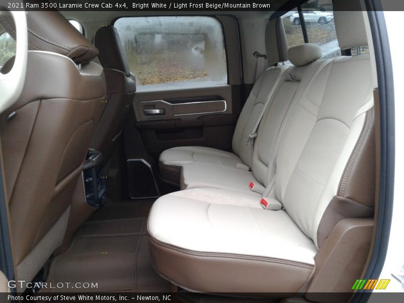 Rear Seat of 2021 3500 Laramie Crew Cab 4x4