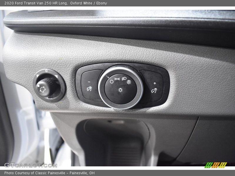 Oxford White / Ebony 2020 Ford Transit Van 250 HR Long