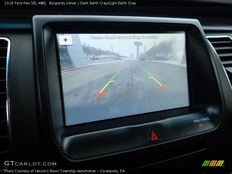 Burgundy Velvet / Dark Earth Gray/Light Earth Gray 2018 Ford Flex SEL AWD