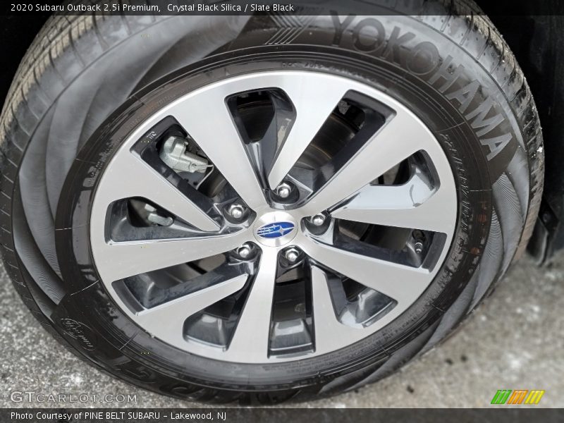 Crystal Black Silica / Slate Black 2020 Subaru Outback 2.5i Premium