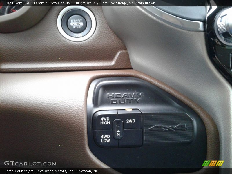 Controls of 2021 3500 Laramie Crew Cab 4x4