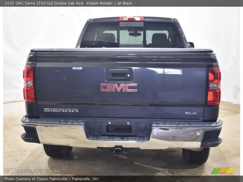 Iridium Metallic / Jet Black 2015 GMC Sierra 1500 SLE Double Cab 4x4