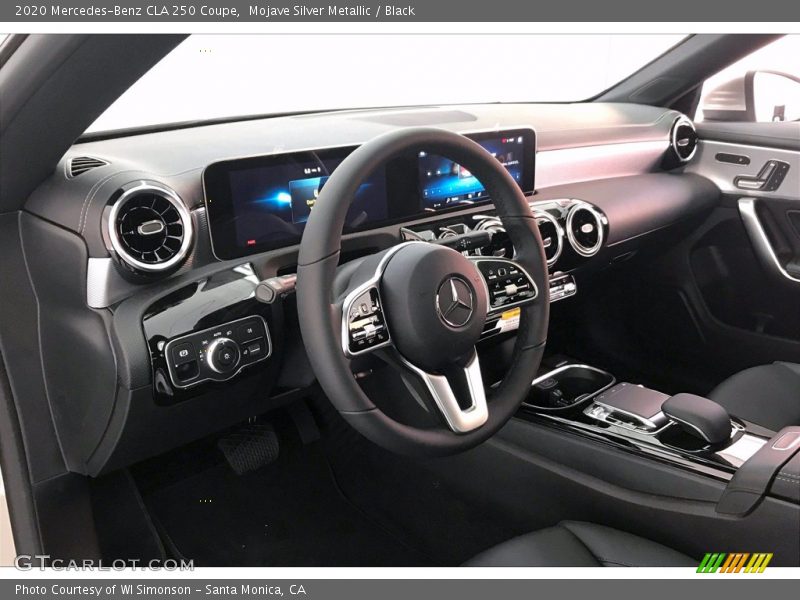 Mojave Silver Metallic / Black 2020 Mercedes-Benz CLA 250 Coupe