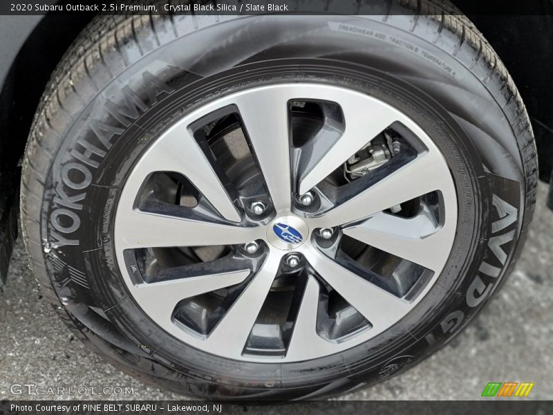Crystal Black Silica / Slate Black 2020 Subaru Outback 2.5i Premium
