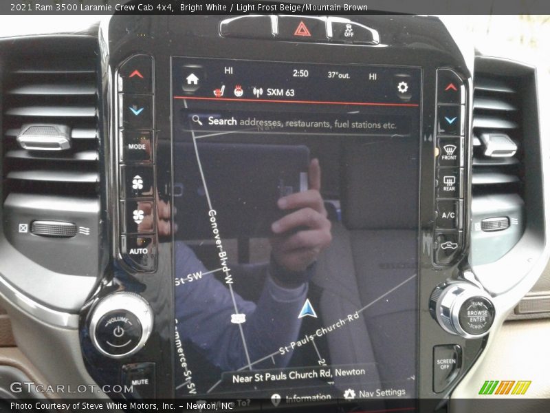 Navigation of 2021 3500 Laramie Crew Cab 4x4