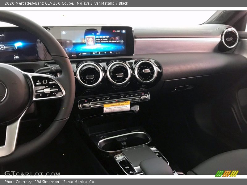 Mojave Silver Metallic / Black 2020 Mercedes-Benz CLA 250 Coupe