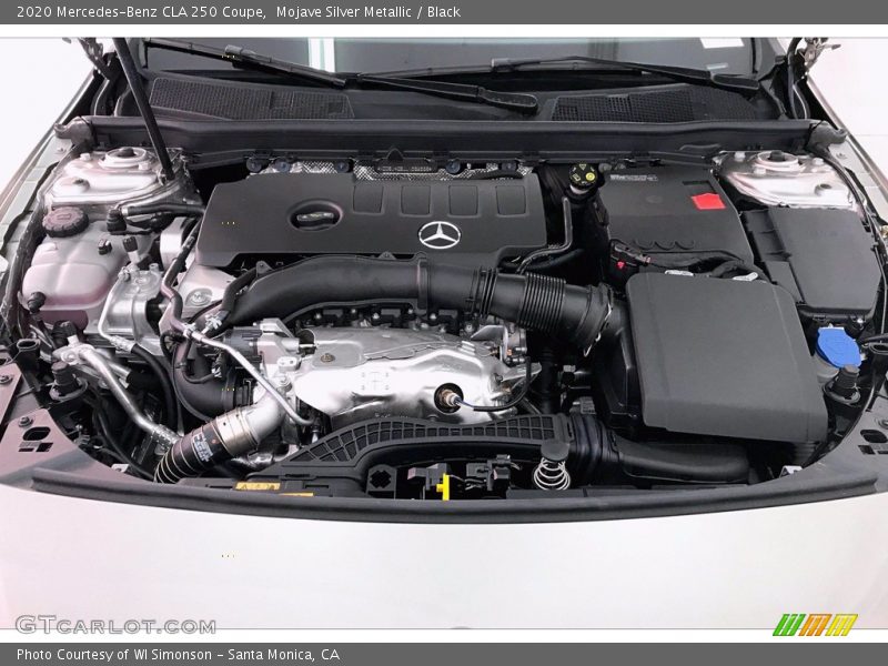 Mojave Silver Metallic / Black 2020 Mercedes-Benz CLA 250 Coupe