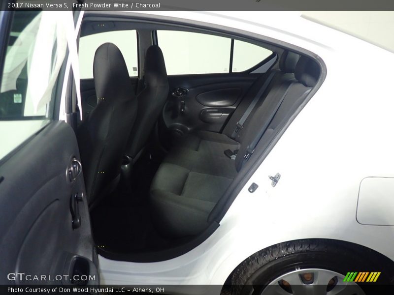 Fresh Powder White / Charcoal 2017 Nissan Versa S