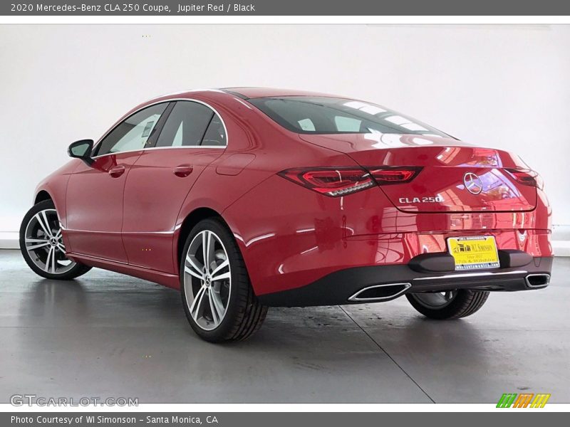 Jupiter Red / Black 2020 Mercedes-Benz CLA 250 Coupe