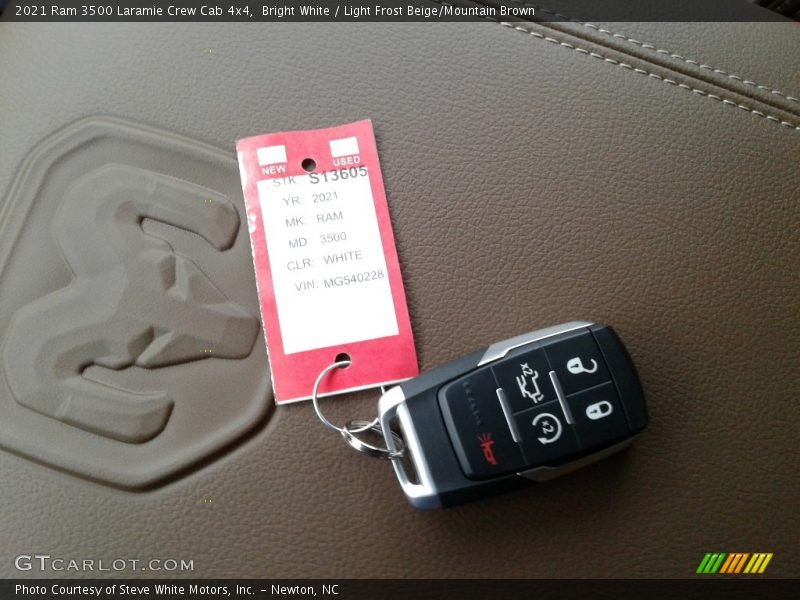 Keys of 2021 3500 Laramie Crew Cab 4x4