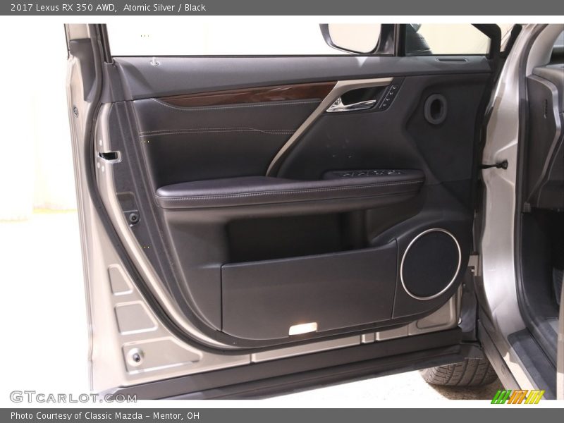 Atomic Silver / Black 2017 Lexus RX 350 AWD