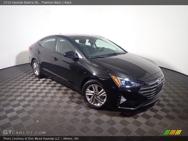 Phantom Black / Black 2019 Hyundai Elantra SEL
