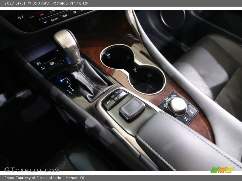 Atomic Silver / Black 2017 Lexus RX 350 AWD