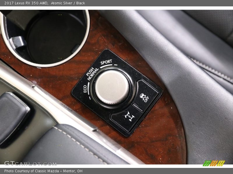 Atomic Silver / Black 2017 Lexus RX 350 AWD