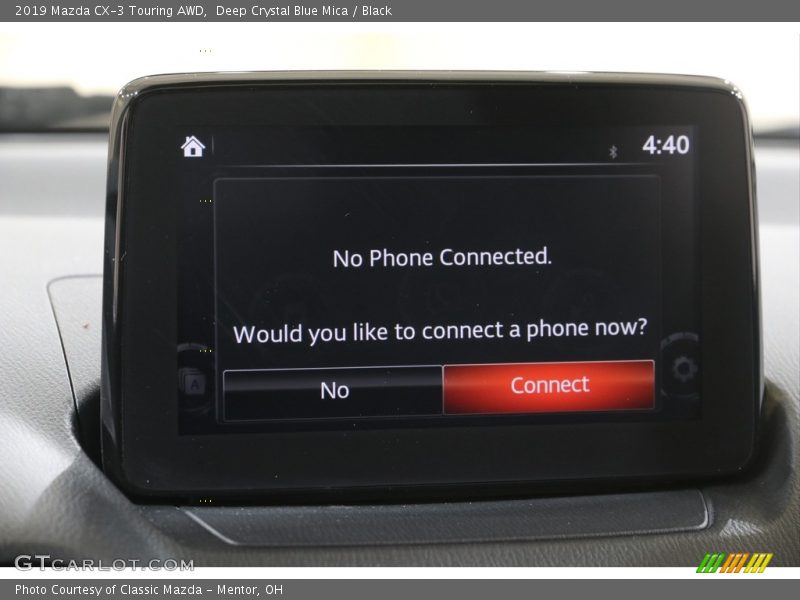 Deep Crystal Blue Mica / Black 2019 Mazda CX-3 Touring AWD