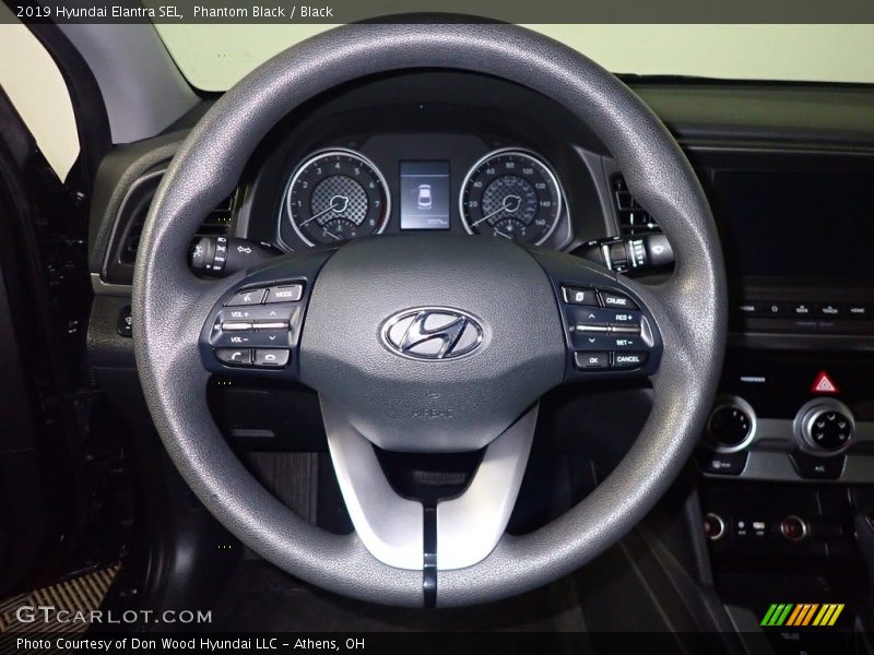Phantom Black / Black 2019 Hyundai Elantra SEL