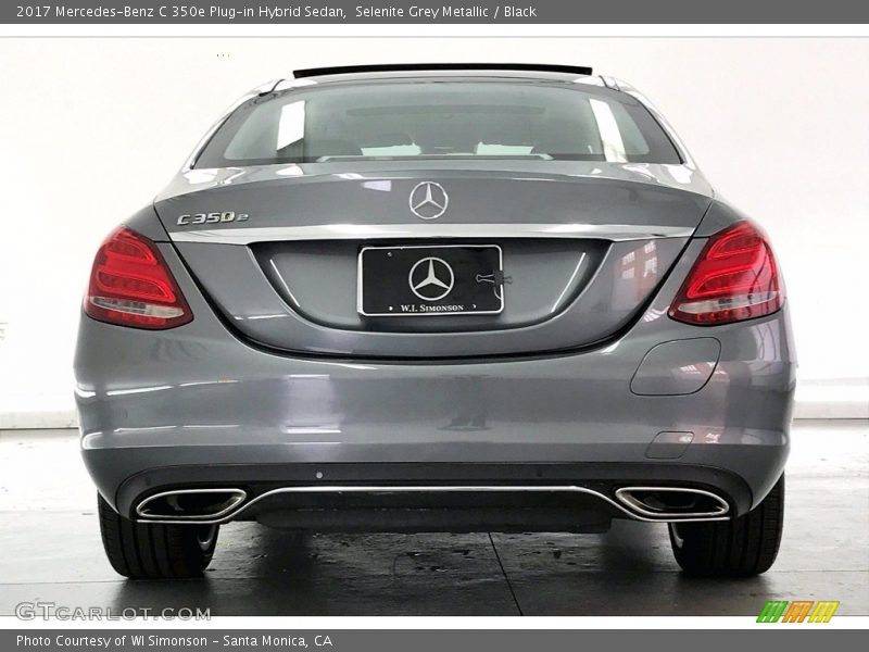 Selenite Grey Metallic / Black 2017 Mercedes-Benz C 350e Plug-in Hybrid Sedan