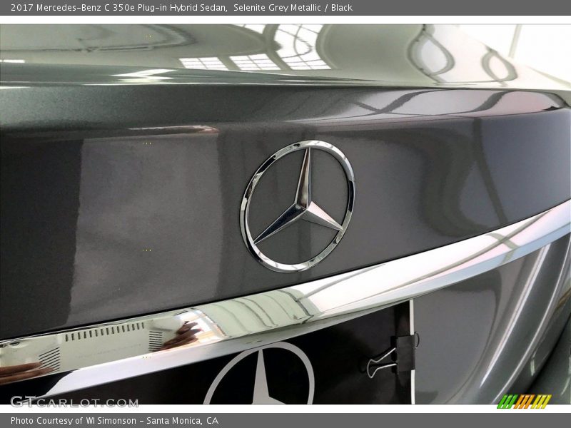 Selenite Grey Metallic / Black 2017 Mercedes-Benz C 350e Plug-in Hybrid Sedan