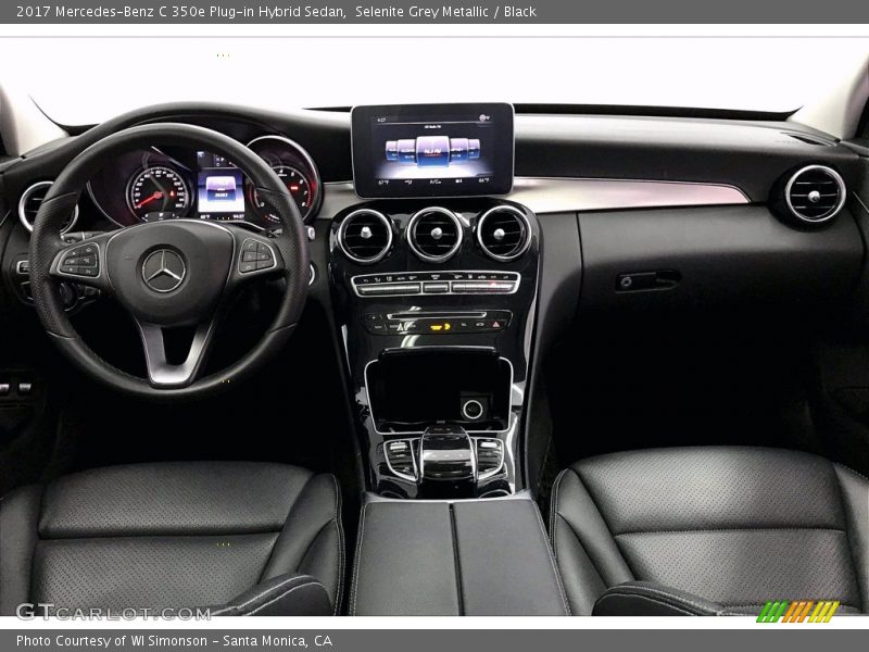 Selenite Grey Metallic / Black 2017 Mercedes-Benz C 350e Plug-in Hybrid Sedan
