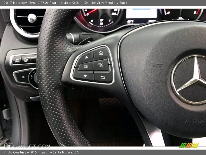 Selenite Grey Metallic / Black 2017 Mercedes-Benz C 350e Plug-in Hybrid Sedan