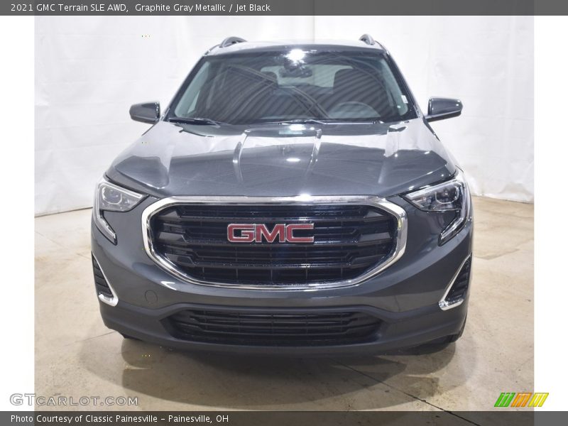 Graphite Gray Metallic / Jet Black 2021 GMC Terrain SLE AWD