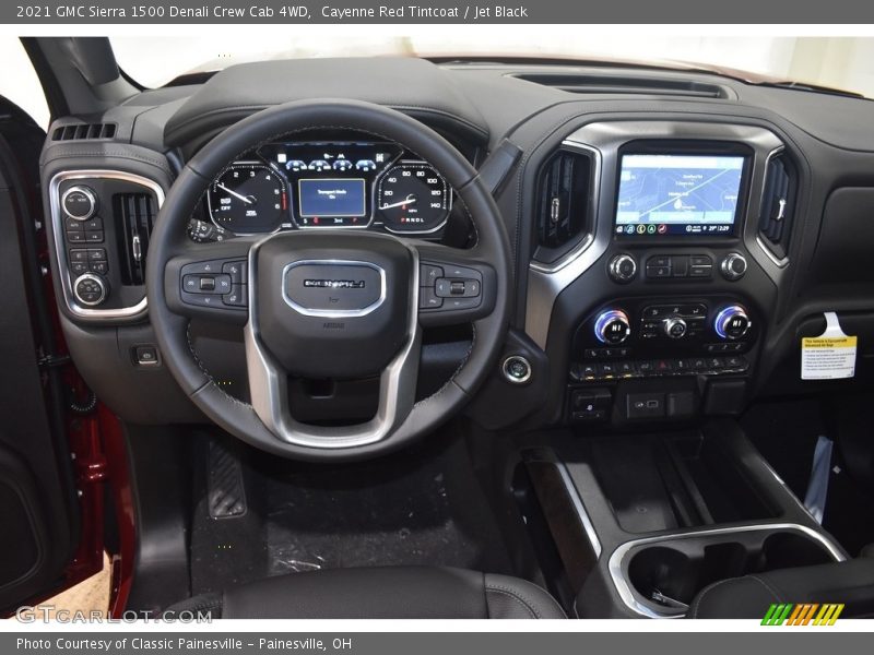 Cayenne Red Tintcoat / Jet Black 2021 GMC Sierra 1500 Denali Crew Cab 4WD
