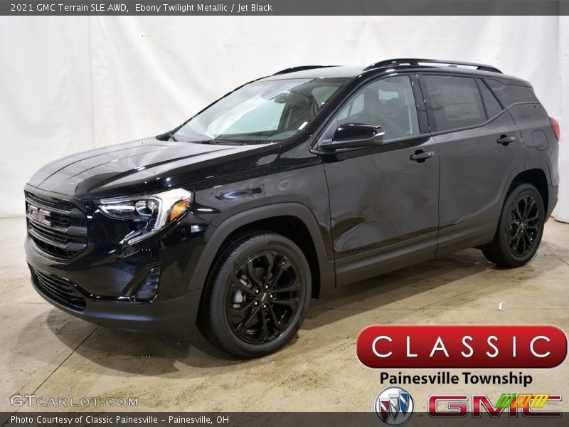 Ebony Twilight Metallic / Jet Black 2021 GMC Terrain SLE AWD