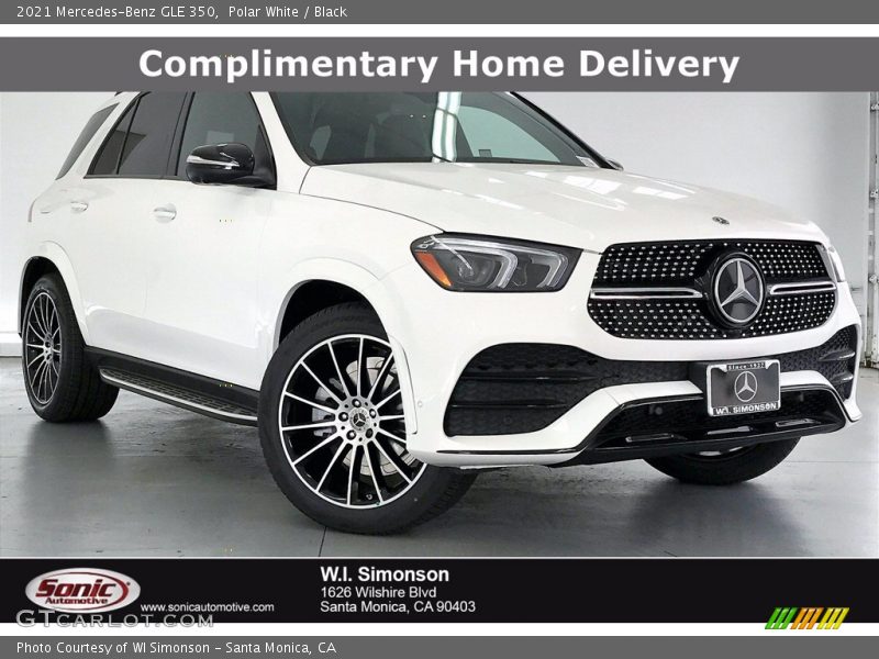 Polar White / Black 2021 Mercedes-Benz GLE 350