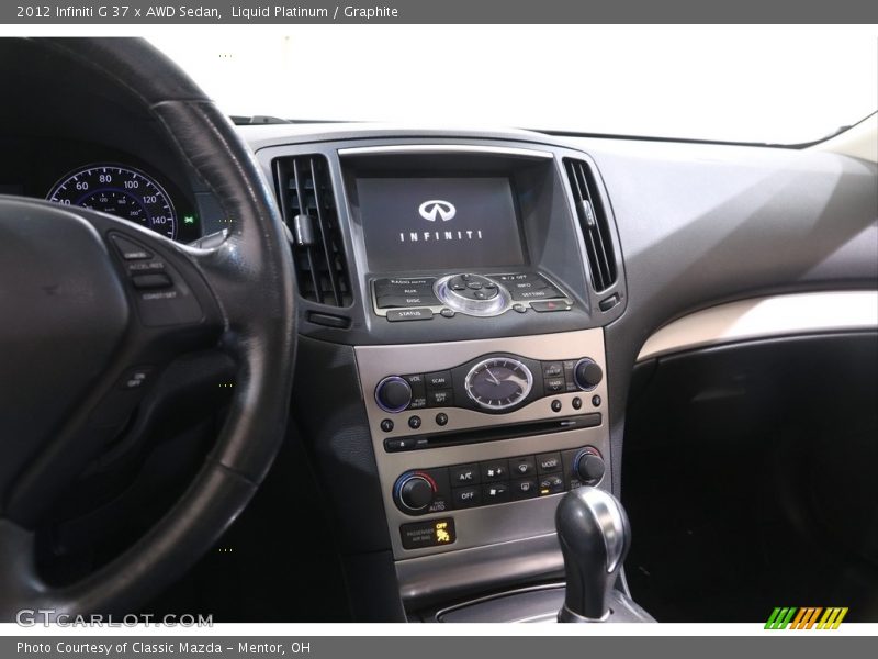 Liquid Platinum / Graphite 2012 Infiniti G 37 x AWD Sedan