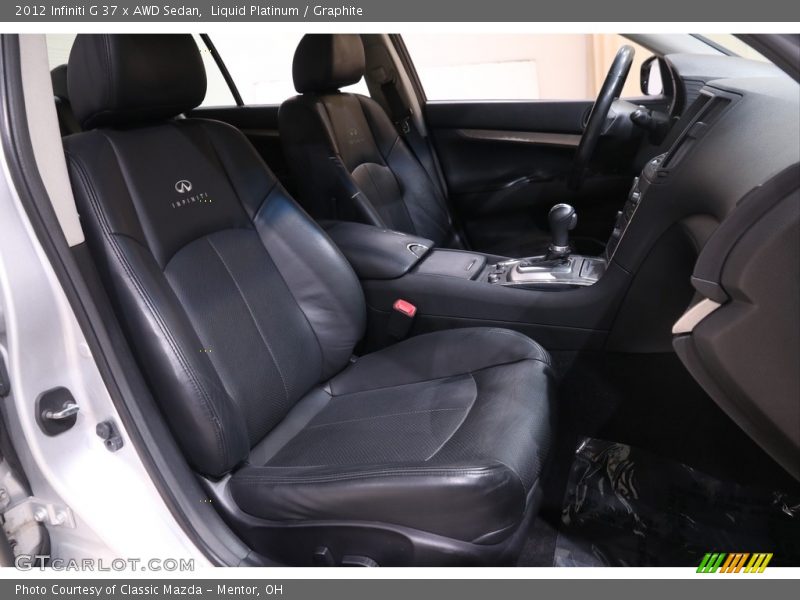 Liquid Platinum / Graphite 2012 Infiniti G 37 x AWD Sedan