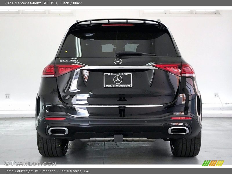 Black / Black 2021 Mercedes-Benz GLE 350