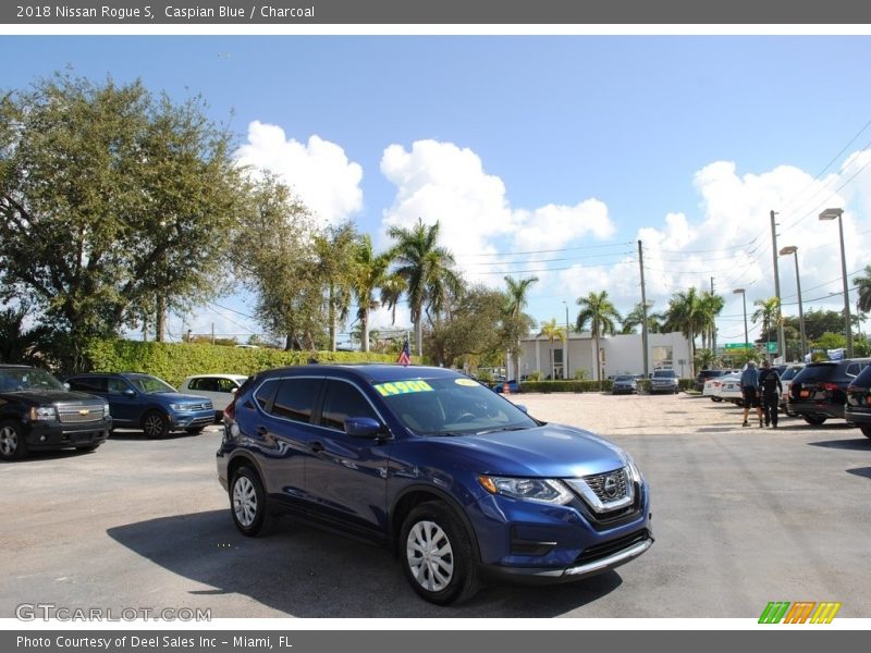 Caspian Blue / Charcoal 2018 Nissan Rogue S