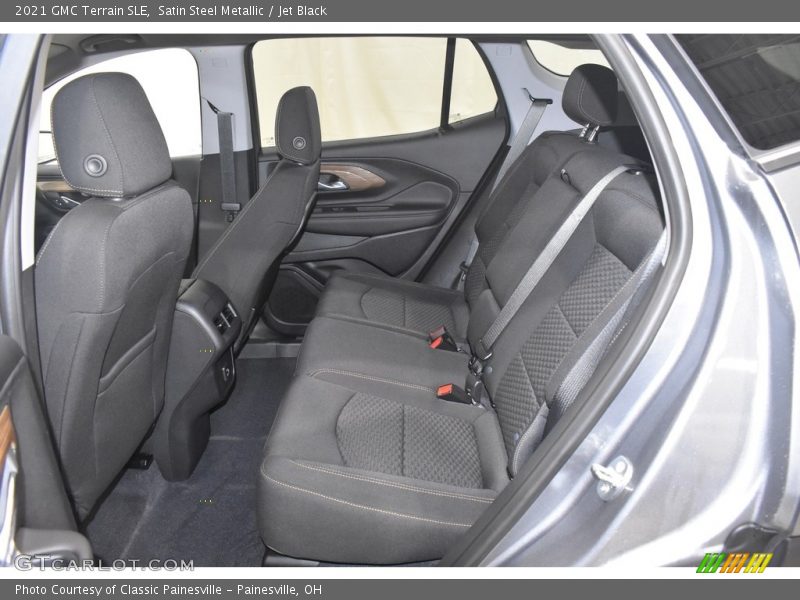 Satin Steel Metallic / Jet Black 2021 GMC Terrain SLE