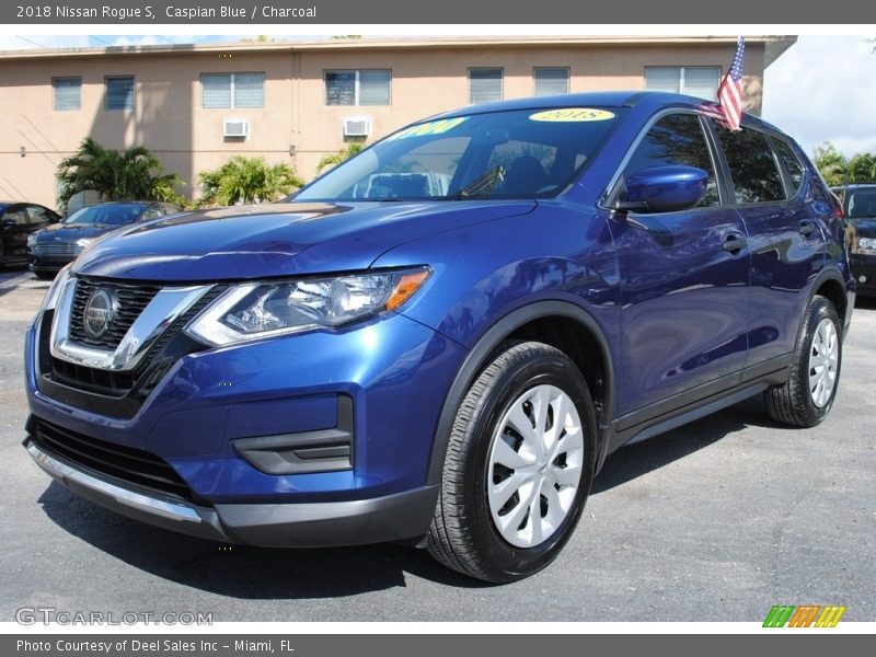 Caspian Blue / Charcoal 2018 Nissan Rogue S