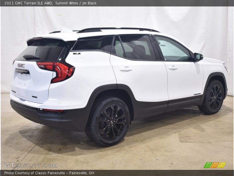 Summit White / Jet Black 2021 GMC Terrain SLE AWD