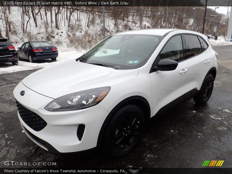 Front 3/4 View of 2020 Escape SE Sport Hybrid 4WD