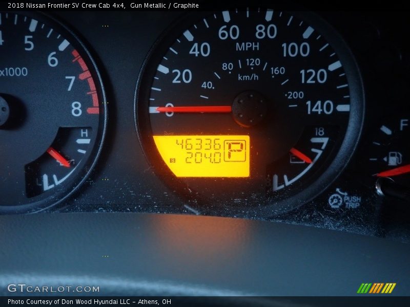 Gun Metallic / Graphite 2018 Nissan Frontier SV Crew Cab 4x4
