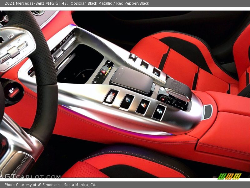 Obsidian Black Metallic / Red Pepper/Black 2021 Mercedes-Benz AMG GT 43