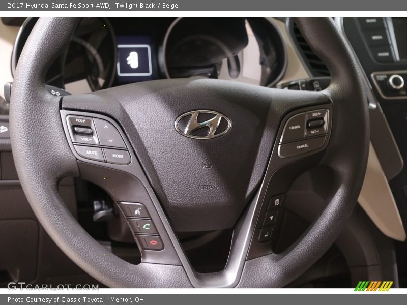  2017 Santa Fe Sport AWD Steering Wheel
