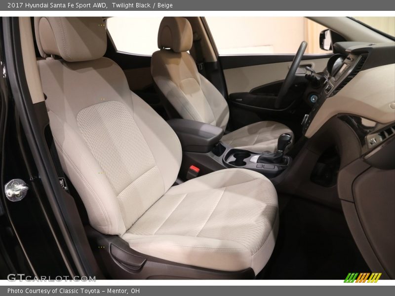Front Seat of 2017 Santa Fe Sport AWD
