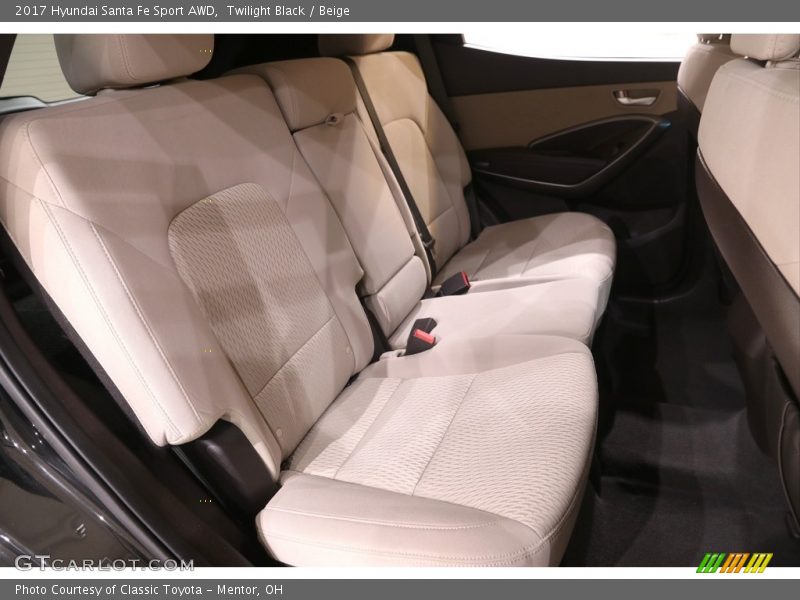 Rear Seat of 2017 Santa Fe Sport AWD