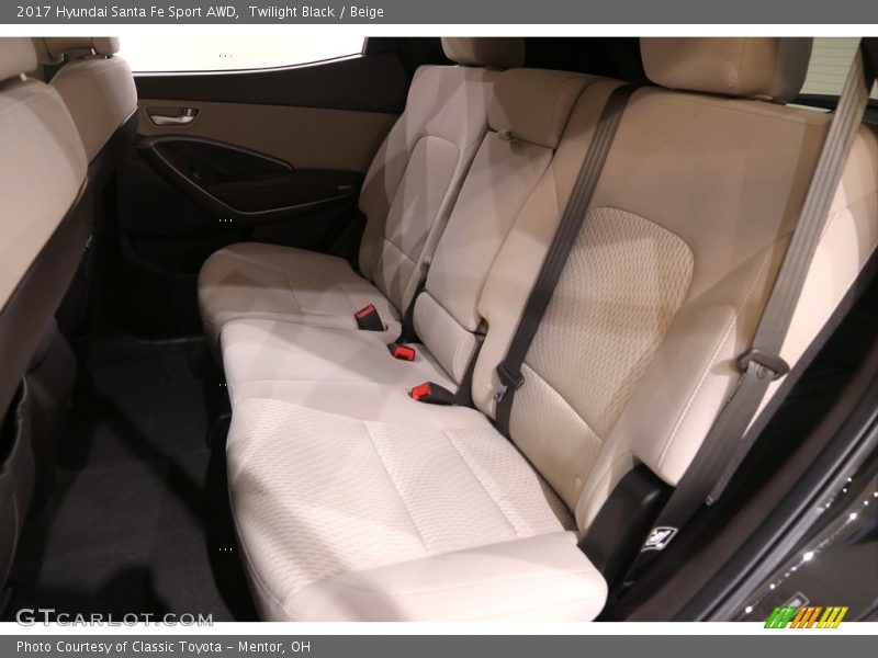 Rear Seat of 2017 Santa Fe Sport AWD