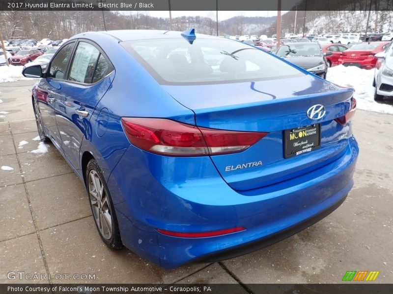 Electric Blue / Black 2017 Hyundai Elantra Limited