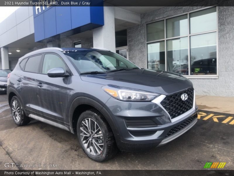 Dusk Blue / Gray 2021 Hyundai Tucson SEL AWD