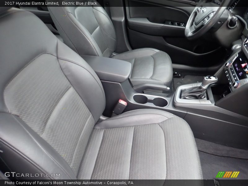 Electric Blue / Black 2017 Hyundai Elantra Limited